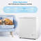 3.5/5 Cu.ft Compact Chest Freezer with Removable Storage Basket, Energy-Efficient & Space-Saving