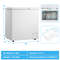 3.5/5 Cu.ft Compact Chest Freezer with Removable Storage Basket, Energy-Efficient & Space-Saving