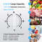 3.5/5 Cu.ft Compact Chest Freezer with Removable Storage Basket, Energy-Efficient & Space-Saving