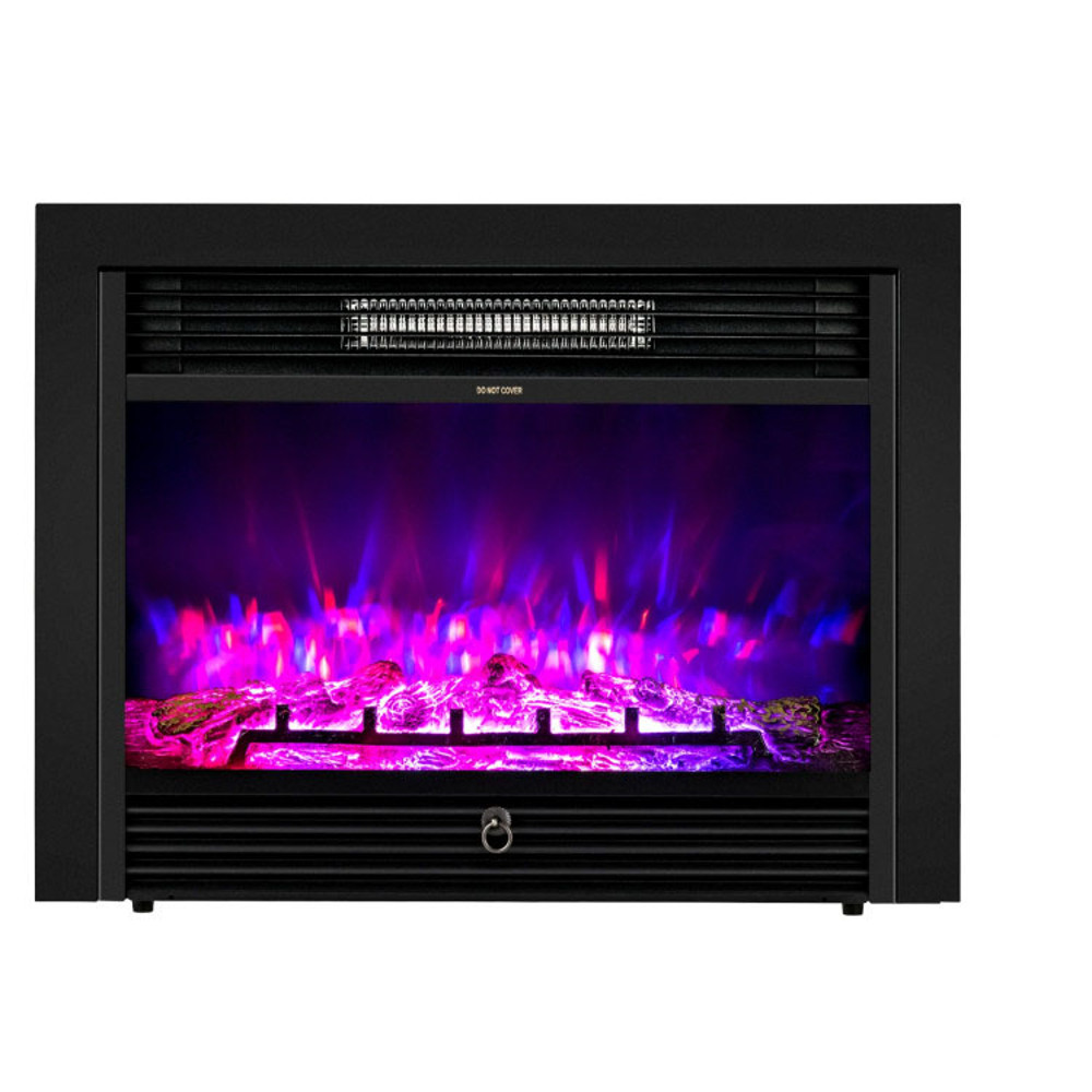 28.5 Inch Electric Fireplace Recessed with 3 Flame Colors, Adjustable Heat & Realistic Flames