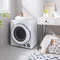 Compact Electric Tumble Laundry Dryer with Stainless Steel Tub, 13.2lb Capacity, 4 Drying Modes