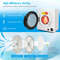 Compact Electric Tumble Laundry Dryer with Stainless Steel Tub, 13.2lb Capacity, 4 Drying Modes