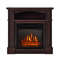 18 Inch 1400W Electric Fireplace TV Stand with Shelf, Multifunctional Heater & Storage Cabinet