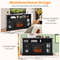 Modern Fireplace TV Console For TV With Storage Cabinets Remote And Adjustable LED Flame Heater 6