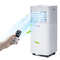 Portable BTU Air Cooler With Dehumidifier  Fan Mode Smart Control Quiet Sleep Mode Window Kit Ideal 0