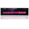 60 Inches Ultra-thin Electric Fireplace Heater with Remote, Timer & Wall Mount, 1500W Recessed LED Flame