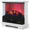 27 Inch Freestanding Electric Fireplace Heater with Thermostat, Overheat Protection, for Living Room, Bedroom & Office