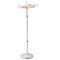 1500W Standing Electric Heater with Double-Sided Infrared Heating, Outdoor & Indoor Waterproof Patio Heater with Safety