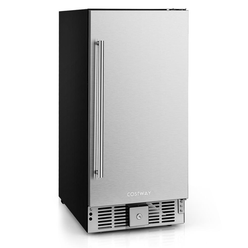 Compact Refrigerator with Adjustable Thermostat & Stainless Steel Door, Mini Fridge 2.9 Cu.Ft for Home, Office, Dorm