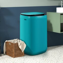 7.7 lbs full-automatic washing machine with 10 washing programs, compact laundry washer for apartments dorms rvs