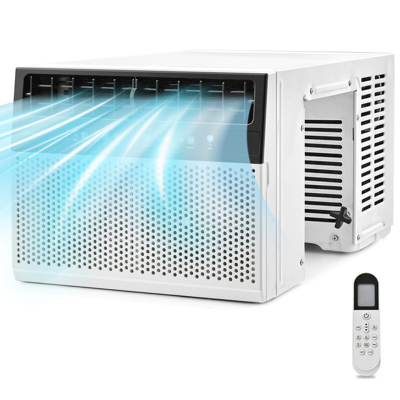 10000/12000 BTU Window Air Conditioner with Handy Remote, LED Control Panel, Energy Saver, Dehumidifier, Quiet AC Unit