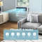 10000/12000 BTU Window Air Conditioner with Handy Remote, LED Control Panel, Energy Saver, Dehumidifier, Quiet AC Unit