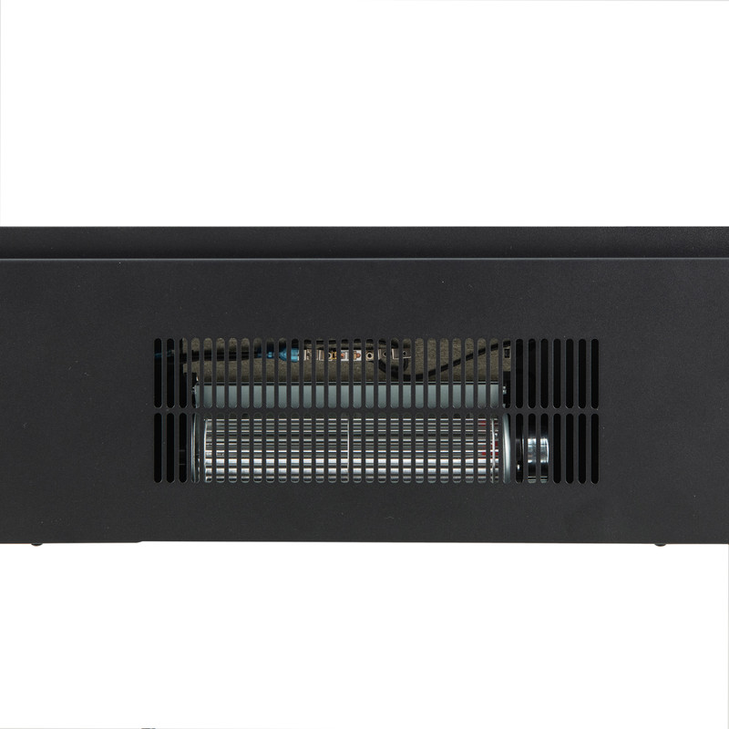 26 Inch Recessed Freestanding Fireplace Heater with 3-Level Flame, 6H Timer, Remote, Quiet Operation & Brick Design