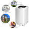 Portable 7.7 lbs Automatic Laundry Washing Machine with Drain Pump, Compact Top Load Washer for Apartments, Dorms, RVs