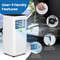 8000 BTU Portable Air Conditioner with Remote Control, Sleep Mode, Dehumidifier & Fan for Room up to 250 Sq.Ft