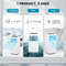 10000 BTU Portable Air Conditioner with Remote Control, Dehumidifier & Fan, Quiet AC Unit for Room Home Office Bedroom