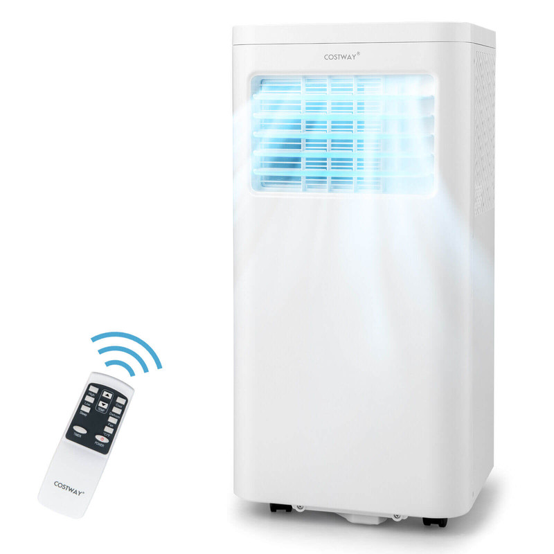 5000 BTU Portable Air Conditioner Cools 250 Sq.Ft, 3-in-1 AC Unit with Dehumidifier & Fan