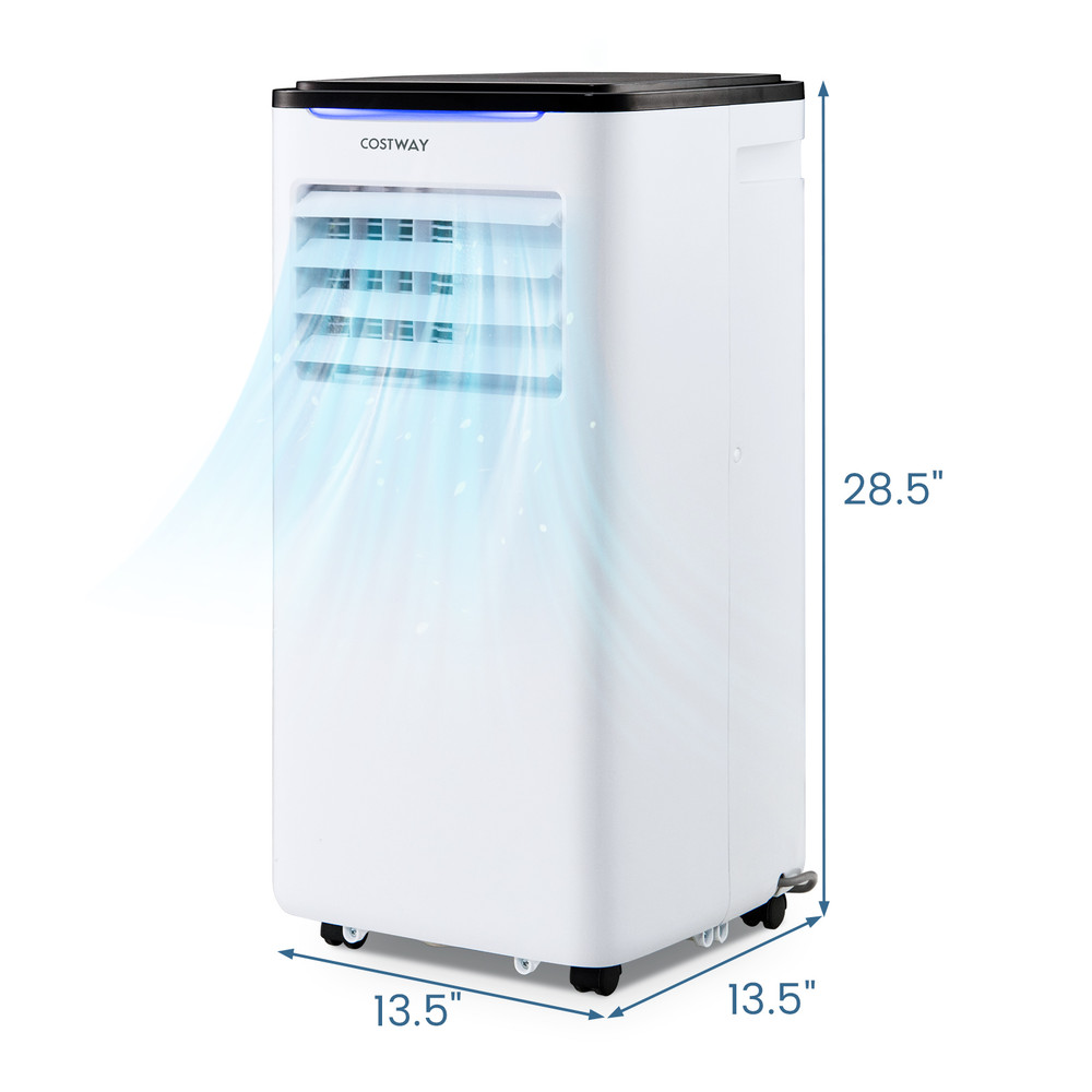 3-in-1 8000/10000 BTU Portable Air Conditioner, AC Unit with Fan & Dehumidifier, Quiet Operation, Ideal for Bedroom