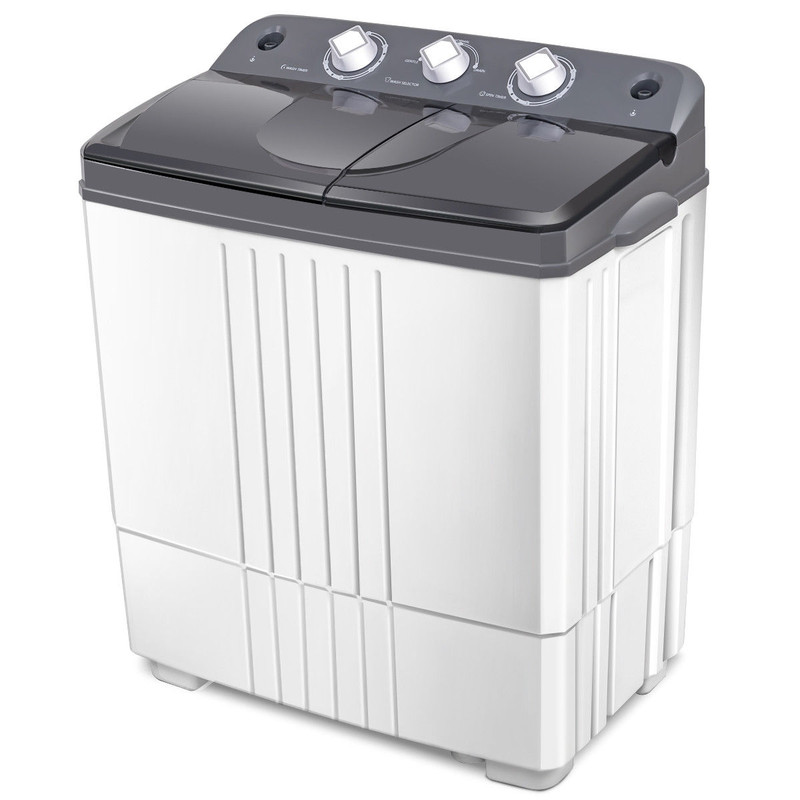 Portable TwinTub Washing Machine Compact SemiAutomatic Washer And Spinner For Small Spaces And Trav 5