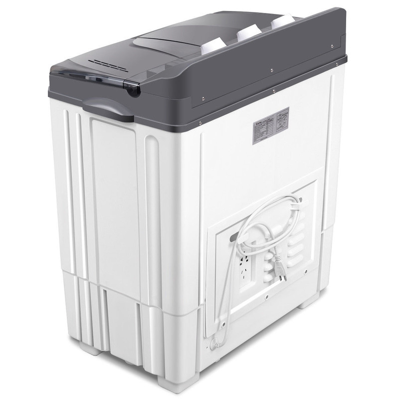 Portable TwinTub Washing Machine Compact SemiAutomatic Washer And Spinner For Small Spaces And Trav 3