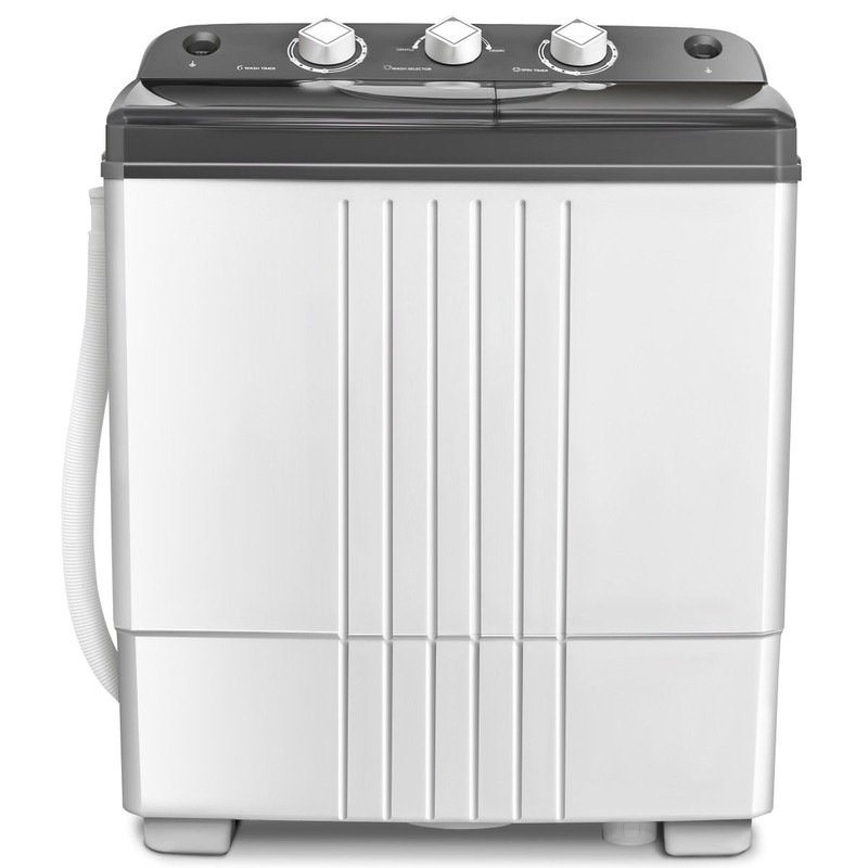 Portable TwinTub Washing Machine Compact SemiAutomatic Washer And Spinner For Small Spaces And Trav 6
