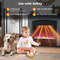 Recessed Electric Fireplace Insert With Remote Control Wall Mounted Infrared Heater With Flame Sett 1