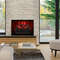 Electric Fireplace Heater With Realistic Pinewood Ember Bed Infrared Log Insert For Home Living Roo 4