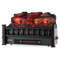 Electric Fireplace Heater With Realistic Pinewood Ember Bed Infrared Log Insert For Home Living Roo 0