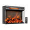 Modern Electric Fireplace Heater Insert With Remote Infrared Quartz Heat And Adjustable Flame Setti 7