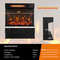 Modern Electric Fireplace Heater Insert With Remote Infrared Quartz Heat And Adjustable Flame Setti 6