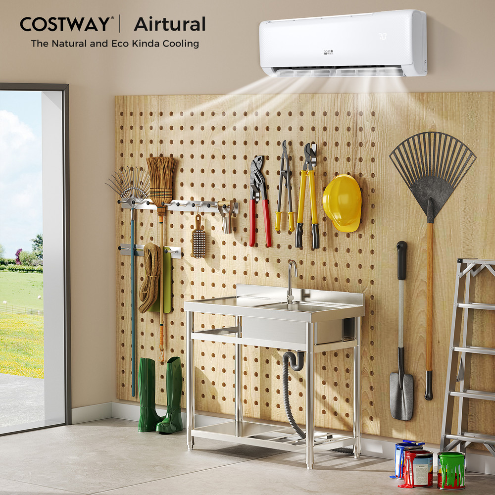 Airtural BTU SEER2 Ductless Mini Split Air Conditioner Heater Energy Star WiFi Enabled HVAC System 2