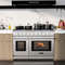 Professional Freestanding Natural Gas Range With 7Burner Cooktop And Double Ovens Dual Fuel Infrare 6