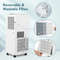 8000 BTU Portable Air Conditioner with Remote Control – 3-in-1 Cooling, Fan & Dehumidifier with LED Digital Display