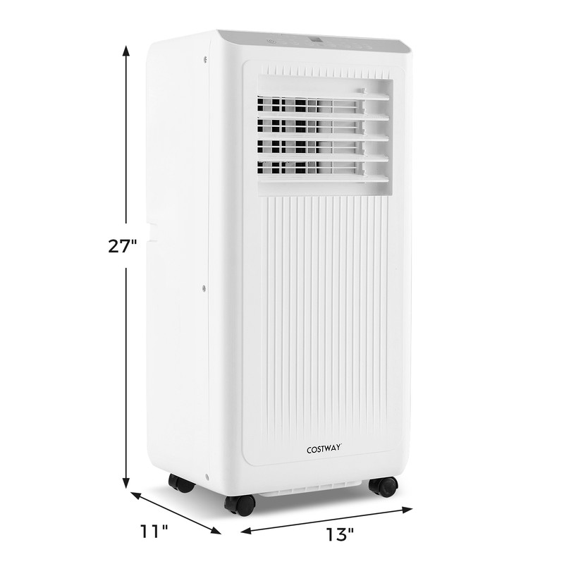 8000/10000 BTU Portable Air Conditioner – 3-in-1 AC Unit with Fan & Dehumidifier for Rooms up to 350 Sq.Ft