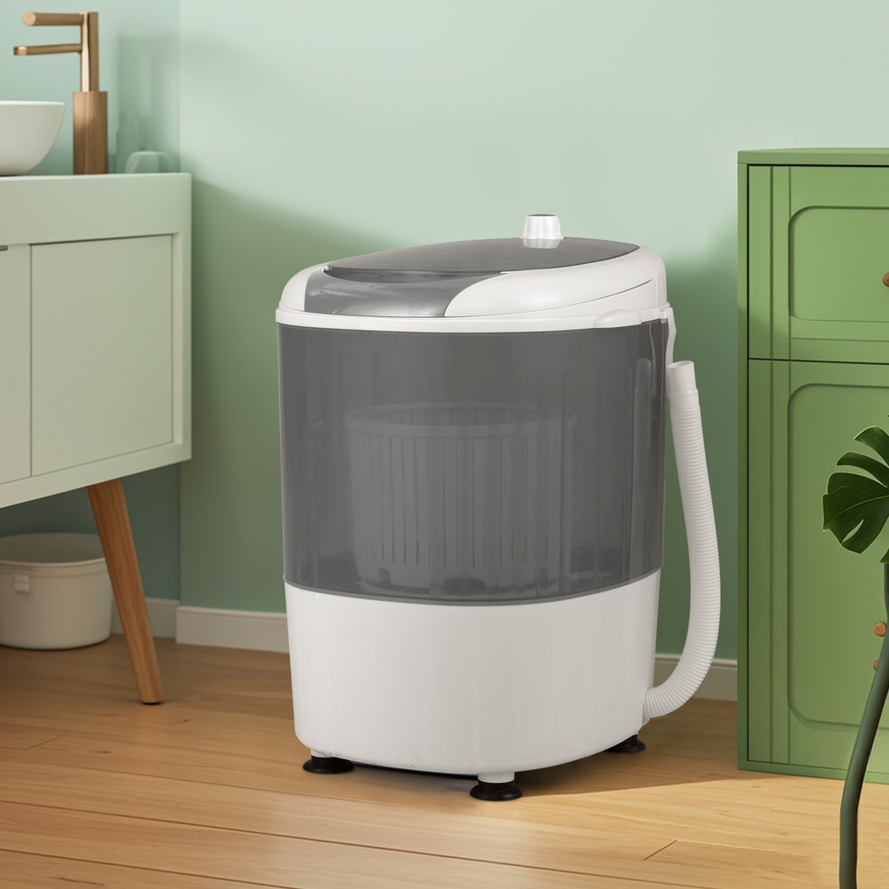 Portable Mini Washing Machine – Semi-Automatic Washer & Spinner Combo with Single Tub for Compact Spaces