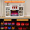 23 Inch 3-Sided Electric Fireplace Insert, 1500W Recessed Fireplace with Adjustable Flame & Remote