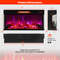 36 Inch 3-Sided 1500W Electric Fireplace with 7-Color Flame – Adjustable Heating & Realistic Ambiance