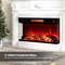 36 Inch 3-Sided 1500W Electric Fireplace with 7-Color Flame – Adjustable Heating & Realistic Ambiance