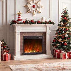 1500w electric fireplace insert, 18/23/26 inch with remote control for home & office