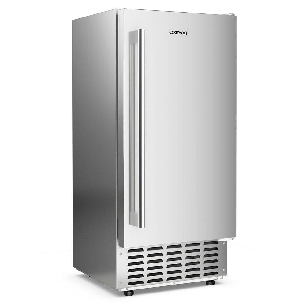 Under Counter Nugget Ice Maker, Self-Cleaning with 24H Timer & Chewable Ice