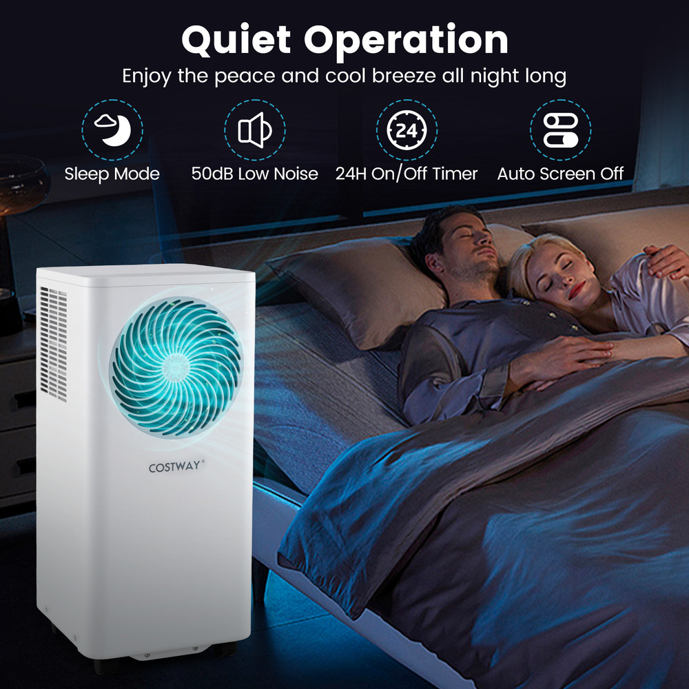 Portable Air Conditioner 3in1 10000 BTU Stand Up AC Unit With Dehumidifier  Remote 5