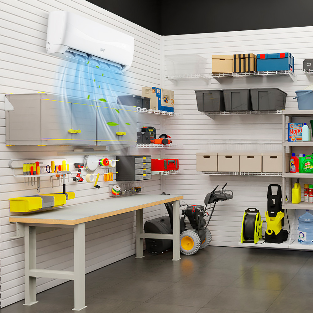 Blast Series 9000 BTU 19 SEER2 Ductless Mini Split Air Conditioner Heater 115V 0