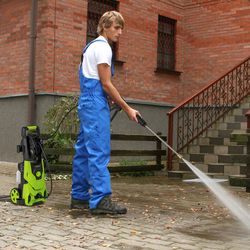 2150psi electric pressure washer, 1.2gpm high power with 4 quick connect nozzles & foam cannon