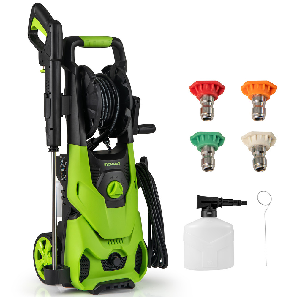 2150PSI Electric Pressure Washer 12GPM High Power With 4 Quick Connect Nozzles  Foam Cannon 4