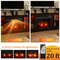 Fireplace TV Stand with Remote & Thermostat, Holds TVs Up to 50 Inches