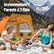 3-4 Person Easy Pop Up Beach Tent, UPF 50+ Portable Sun Shelter for Sun Protection