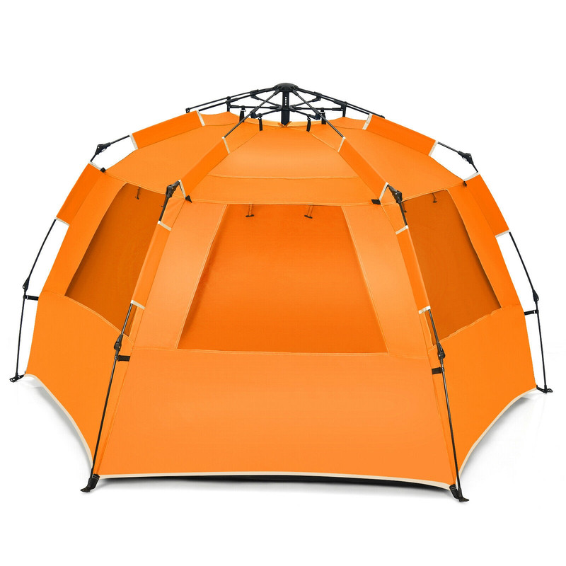 3-4 Person Easy Pop Up Beach Tent, UPF 50+ Portable Sun Shelter for Sun Protection