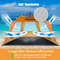 3-4 Person Easy Pop Up Beach Tent, UPF 50+ Portable Sun Shelter for Sun Protection