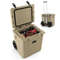 45 Quart Cooler Towable Ice Chest, Heavy-Duty Portable Cooler with Wheels & Extended Insulation