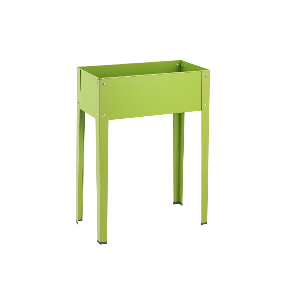 245 X 125 Inch Outdoor Elevated Garden Plant Flower Bed Rust Resistant Stylish 3